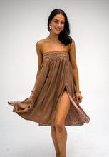 Load image into Gallery viewer, Mocha Bloom Midi Skirt