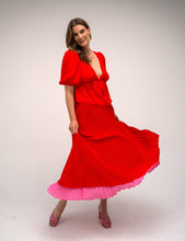 Load image into Gallery viewer, Cherry Fever Peplum Top