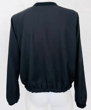 Load image into Gallery viewer, Leo Black Bomber Jacket