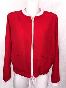 Baby Red Bomber Jacket