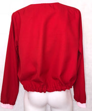 Load image into Gallery viewer, Baby Red Bomber Jacket