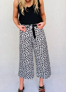 Leo Black Culotte Pants