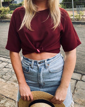 Load image into Gallery viewer, Pink Plum Cropped Top