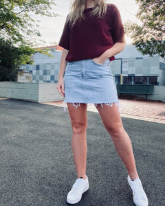 Pink Plum Cropped Top