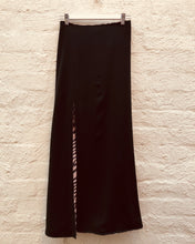 Load image into Gallery viewer, Zebra Black Maxi Skirt