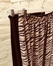 Load image into Gallery viewer, Zebra Black Maxi Skirt