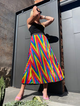 Load image into Gallery viewer, Rainbow Reversible Pleated Skirt 🌈