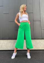 Load image into Gallery viewer, Lilac and Lime Culotte Pants