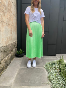 Sugar Mint Pleated Skirt