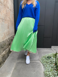 Sugar Mint Pleated Skirt