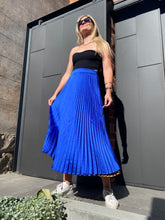 Load image into Gallery viewer, Royal Gold Pleated Skirt